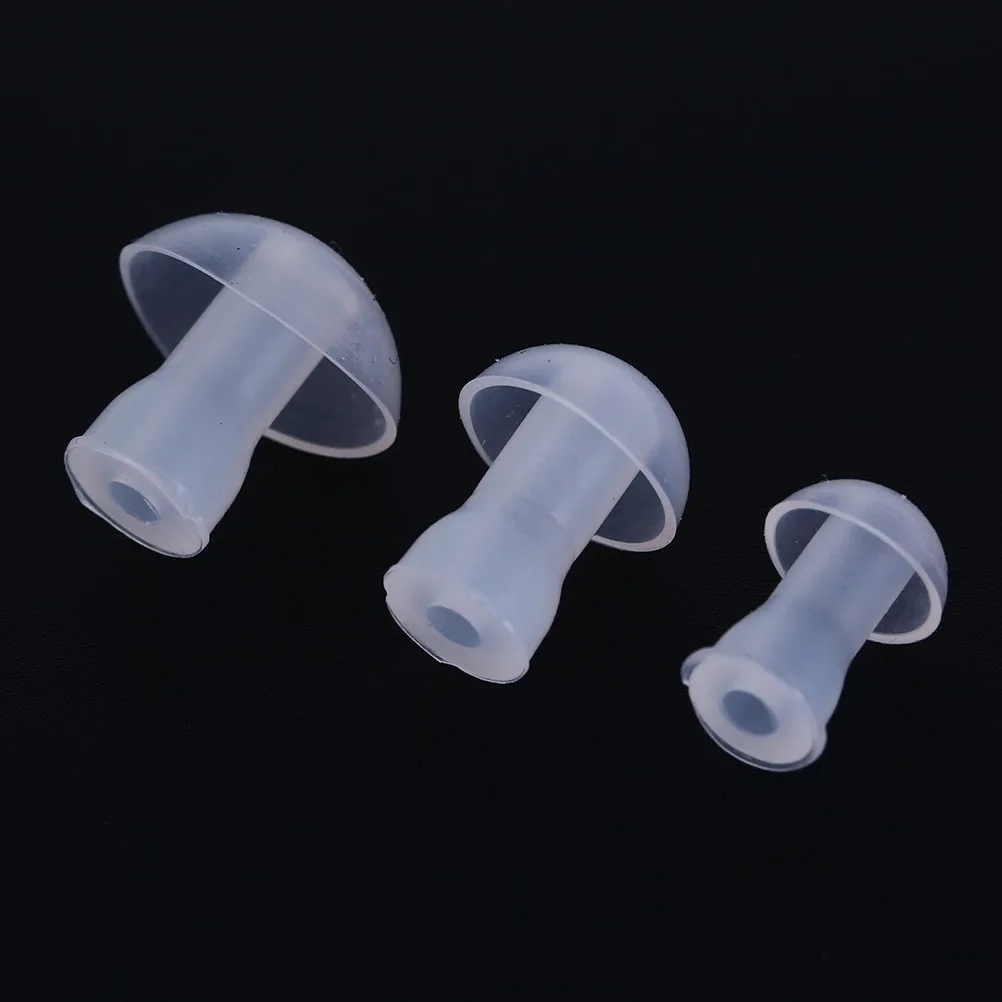 4PCS/lot 6mm/10mm/15mm Hearing Aid Domes Ear Plugs Ear Tips For Hearing Aids