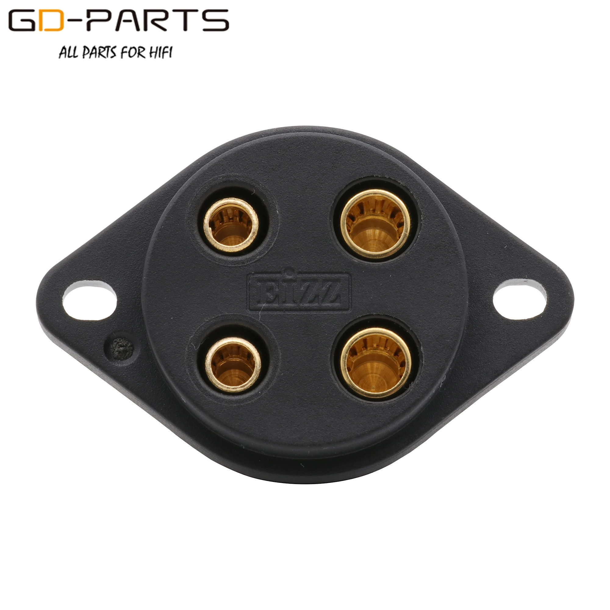 EIZZ 4Pin 8Pin 9Pin Polyimide Tube Socket Base For 2A3 300B KT88 KT66 274B 12AX7 ECC82 6DJ8 High Temperature Moisture Resistance