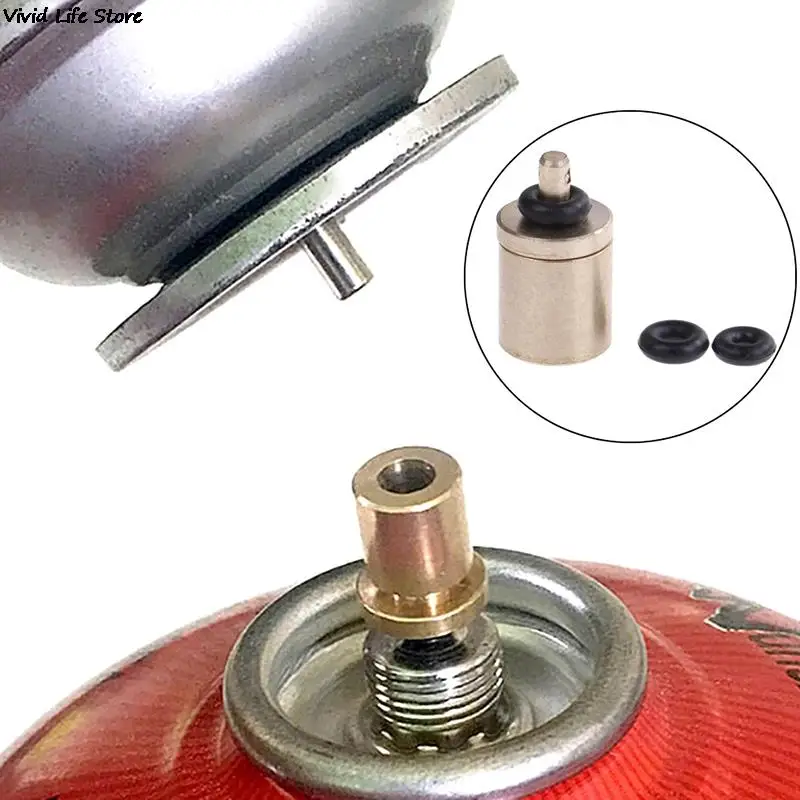 1 Pc Gas Refill Adapter Outdoor Camping Stove Gas Cylinder Gas Tank Gas Burner Accessories Hiking Inflate Butane Canister