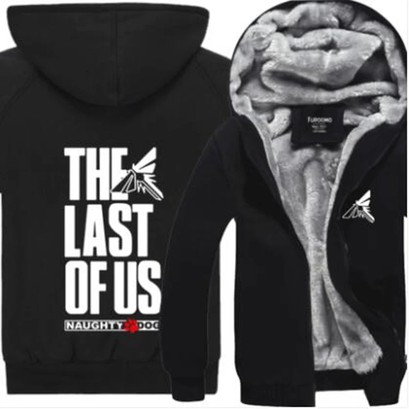 

The Last of Us 2 Hoodie Game Cosplay Costume New Casual Winter Thick Zipper Jacket Sweatshirt