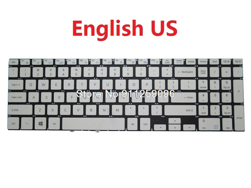 

Laptop Keyboard For Samsung 500R5H 500R5K 500R5L 550R5L 500R5M Brazil BR Korea KR English US BA59-04159A BA59-04185C