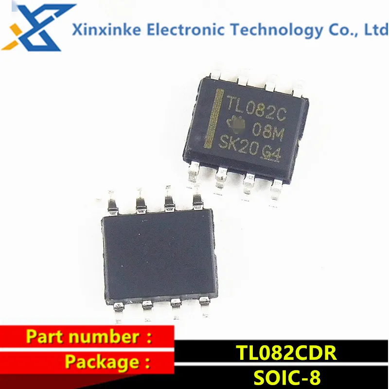 5PCS TL082CDR TL082C TL082 SOIC-8 Operational Amplifier