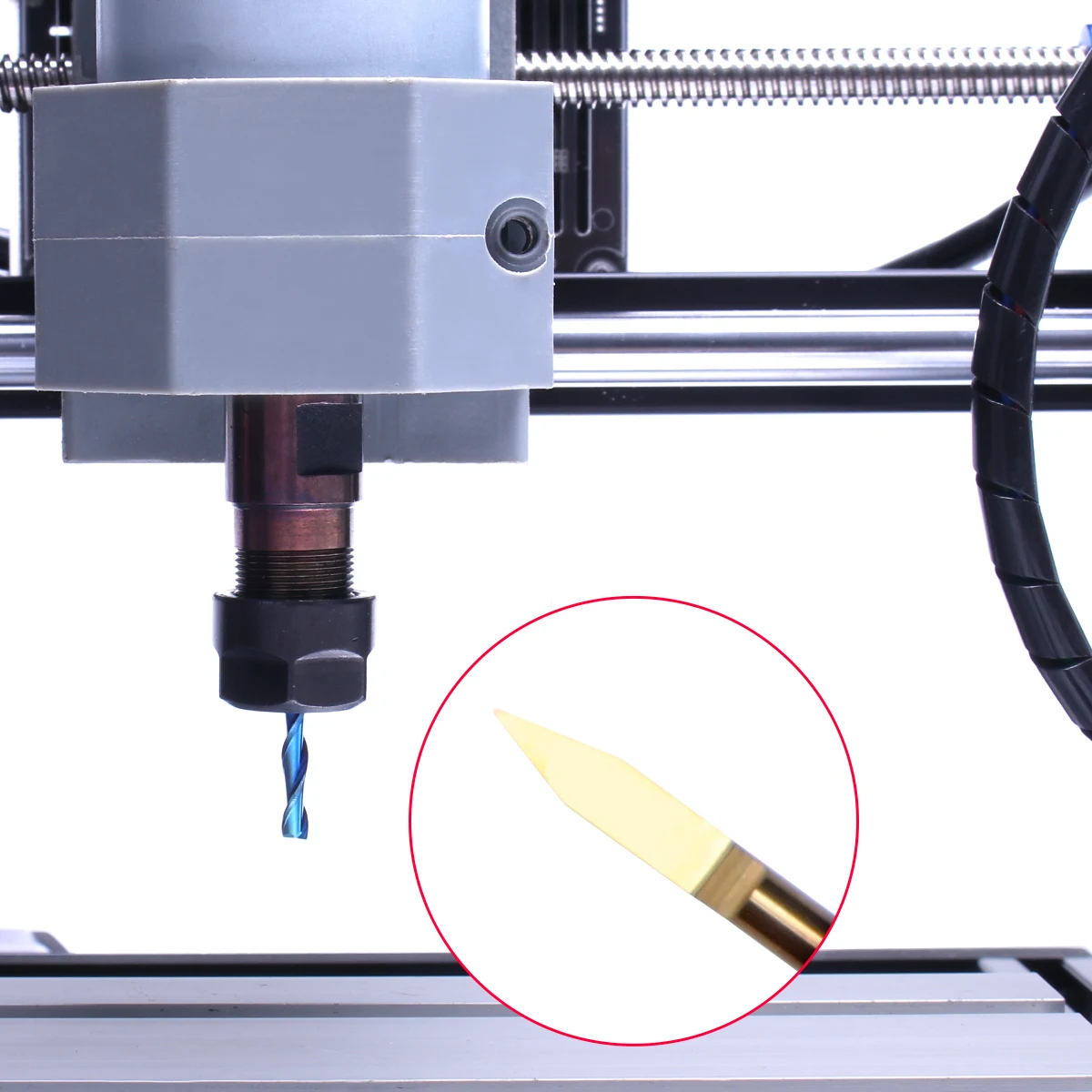 Máquina de grabado CNC para madera PCB, cortador de puntas de fresado, cuchillo de Hobby para CNC 3.175, 1610, 2418 PRO, 3018mm, 10 Uds.