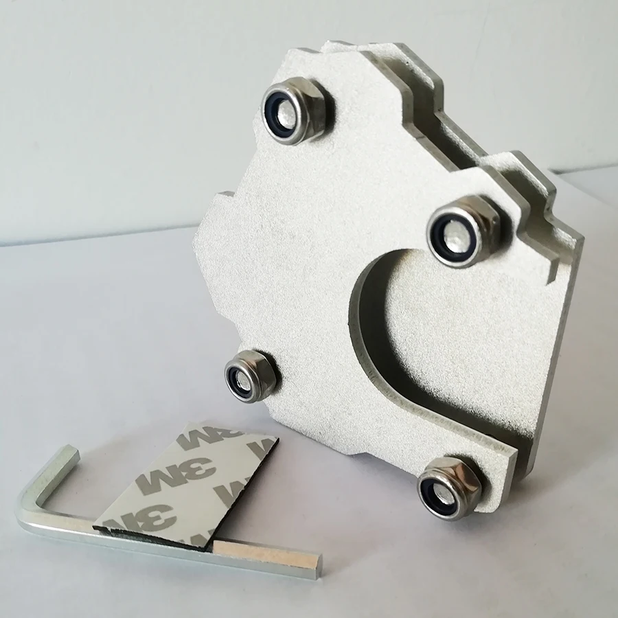 

Stainless Motorcycle Side Kickstand Stand Foot Mount Extender Pad Universal New