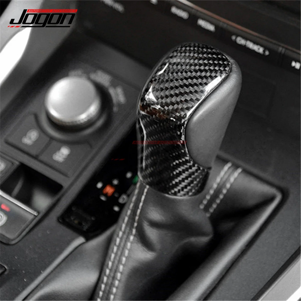 Carbon Car Gear Shift Knob Cover Trim For Lexus RX IS ES NX RC RX200t RX350 RX400h IS250 IS300 ES250 ES300h ES350 NX300h NX200