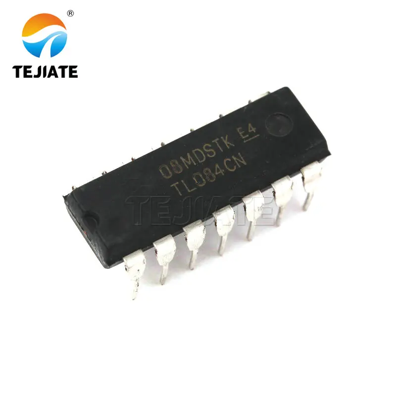 10pcs TL084CN TL084 JFET-INPUT OPERATIONAL AMPLIFIERS DIP-14