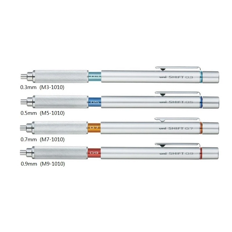 UNI Shift M-1010 0.3/0.5/0.7/0.9mm Automatic Mechanical Pencil drawing design