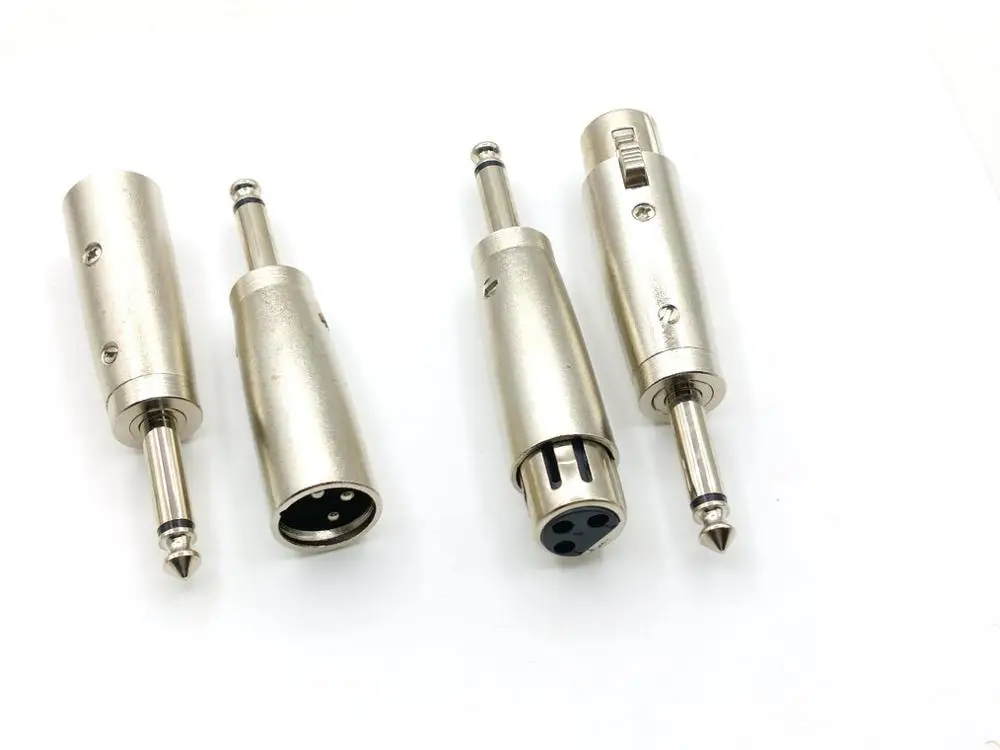 Mic Microphone Audio XLR Male/ Female  Connector to 1/4