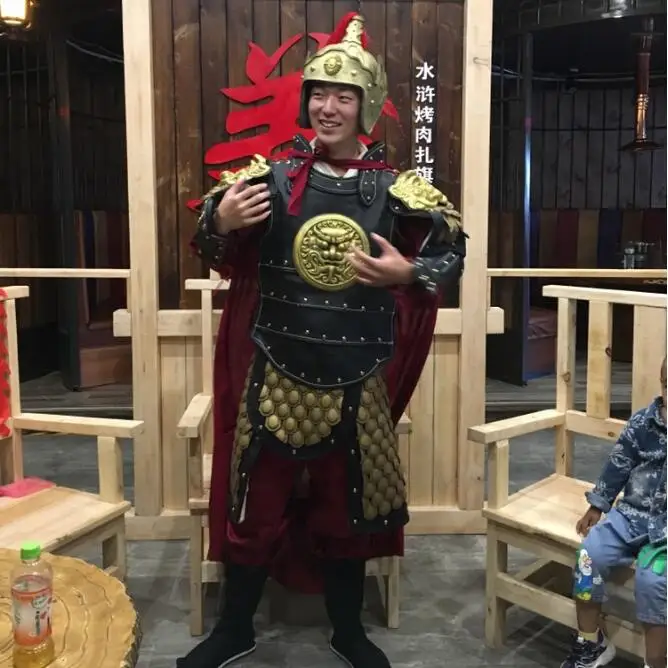 Ancient China Military  wear general armour clothing men film TV Armor drama Outfit performance clothing customization Costume