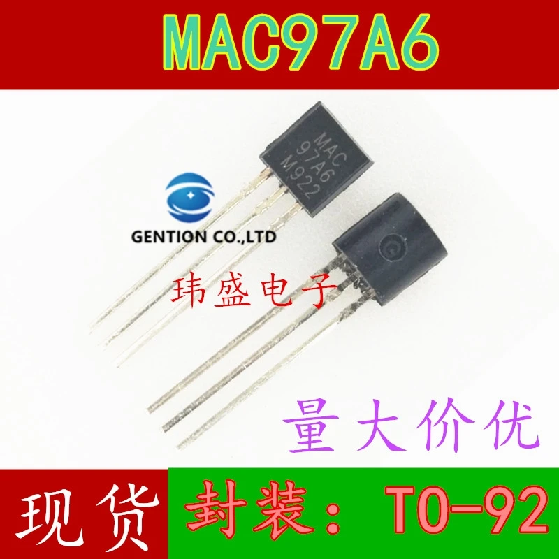 50PCS MAC97A6 TO 97-92 A/400 v 0.6 a6 bidirectional thyristor in stock 100% new and original