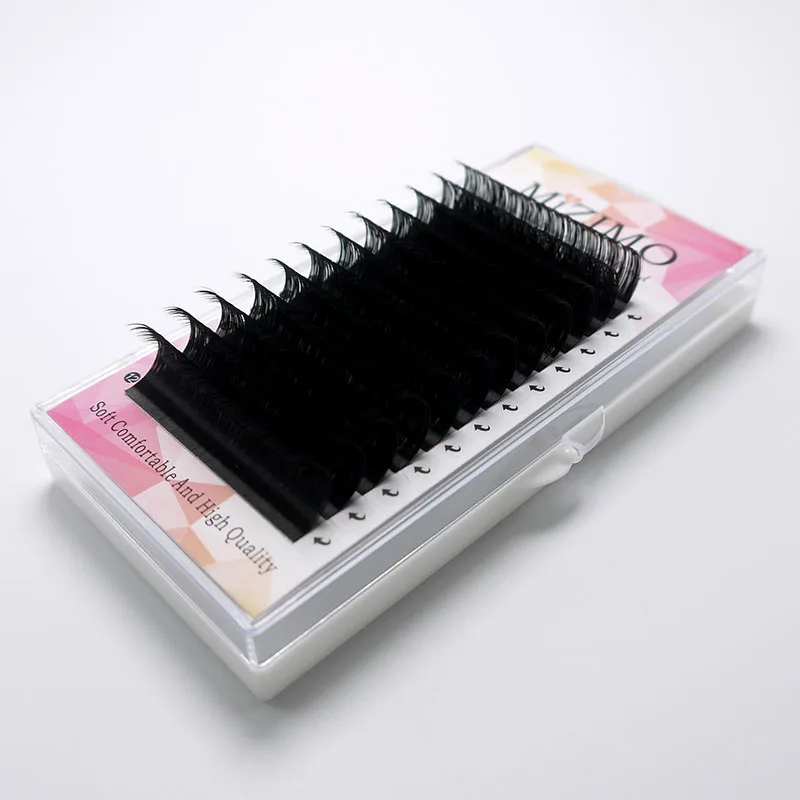 Mizimo Black Eyelashes 0.05/0.07/0.1 /0.15/0.18/0.20/0.25 C D  8-25mm Grafting Eyelash Personalized Eyelashes Lengthened