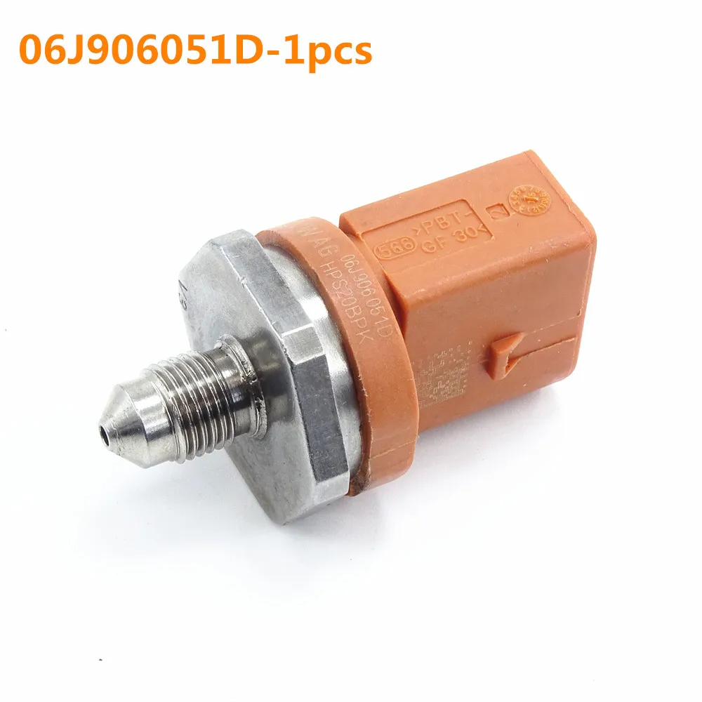 

SCJYRXS Fuel Pressure Sensor 06J906051D 06J 906 051D 06J 906 051 D For Audi A3 A4 A5 A6 A7 VW Golf Passat CC Caddy Tiguan Eos