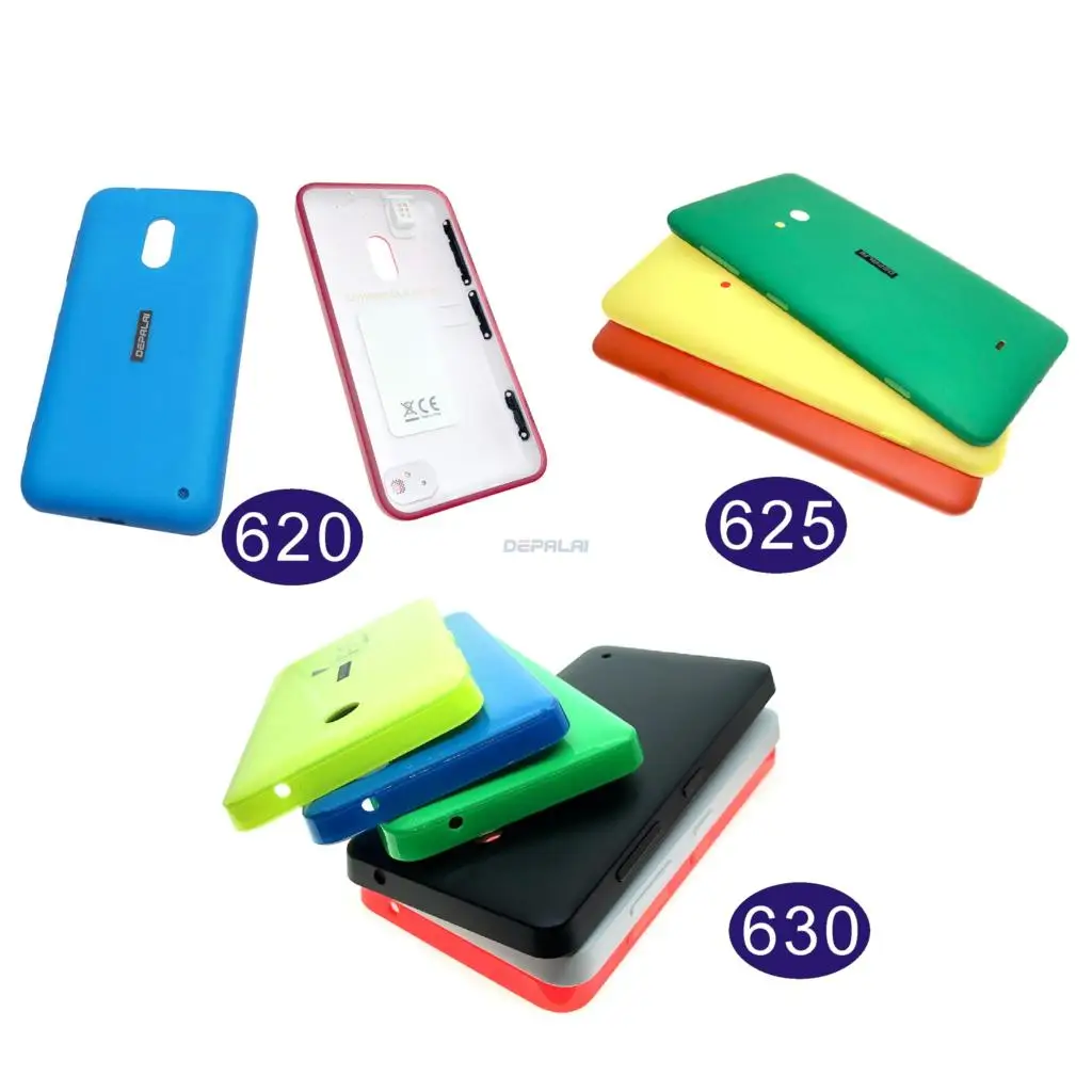 

Housing Battery Cover For Nokia Lumia 620 625 630 635 Battery Door Case Replacement Back Cover High quality