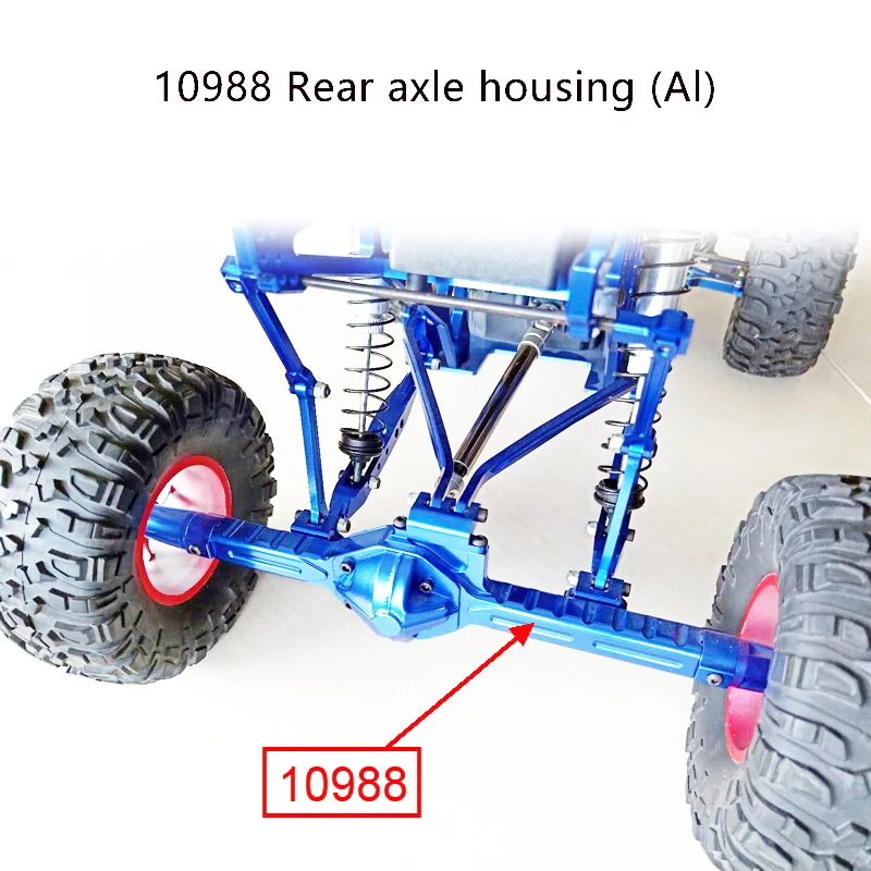 10988 Rear axle housing (Al) front half 10989 Back Gearbox Second Half for VRX Racing RH1043/1045 FTX5570 FTX5571 desert truck