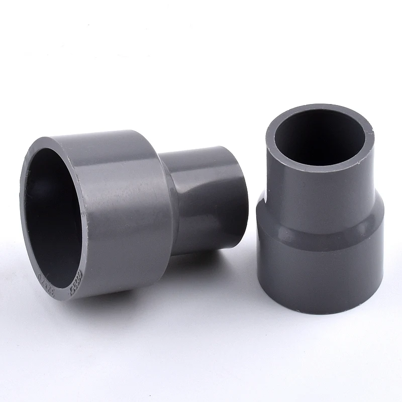 1Pcs 63mm 75mm 90mm PVC Straight Reducing Connectors Water Pipe Garden Irrigation Water Pipe Connector Aquarium Adapte