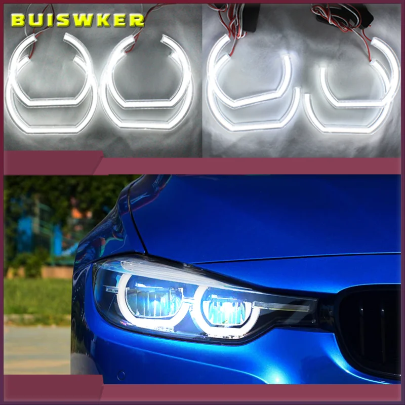 

For BMW 5 SERIES E39 525i 528i 530i 540i 1997-2003 DTM M4 Style Ultra bright led Angel Eyes DRL halo rings Retrofit Accessories