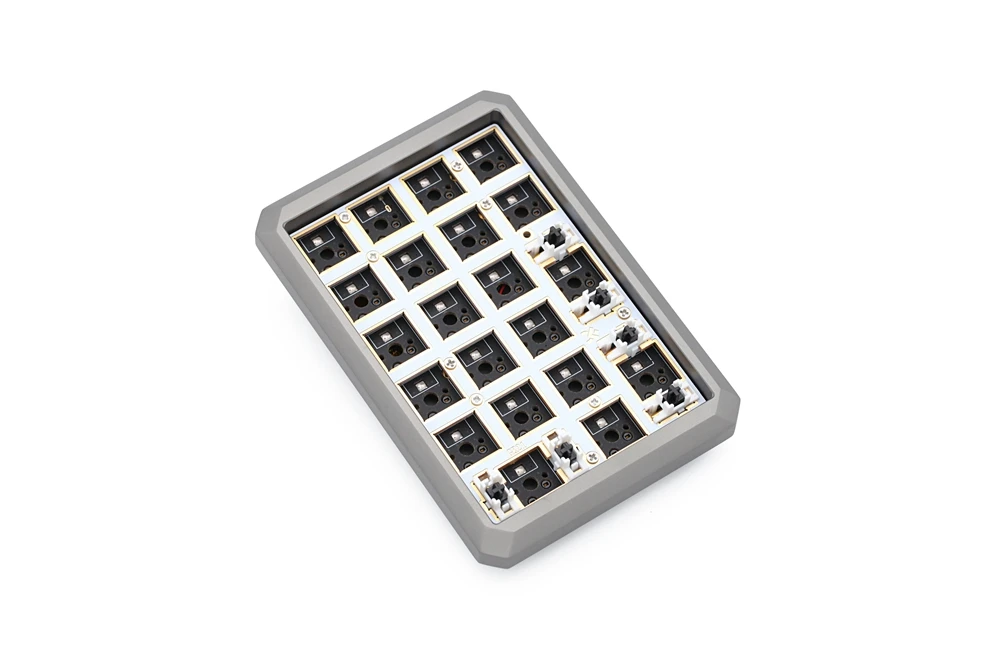 hot swappable blue tooth bt dual mode gk21s gk21 pcb Custom Mechanical Keyboard rgb smd switch leds type c usb port numpad image 3