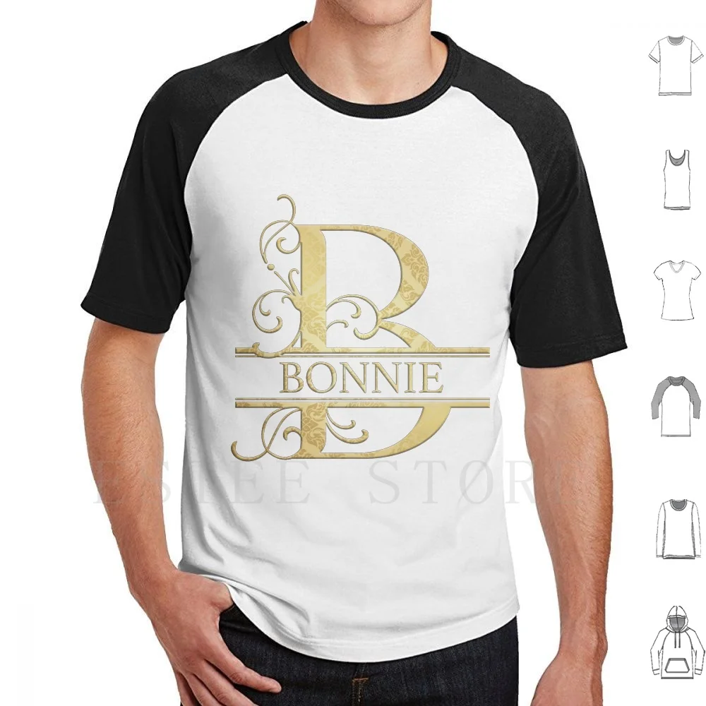 Bonnie Name-Monogram Letter B The Name Bonnie Gift For Bonnie T Shirt Men Cotton 6xl Bonnie Bonnie Name Bonnie Name Tag Bonnie