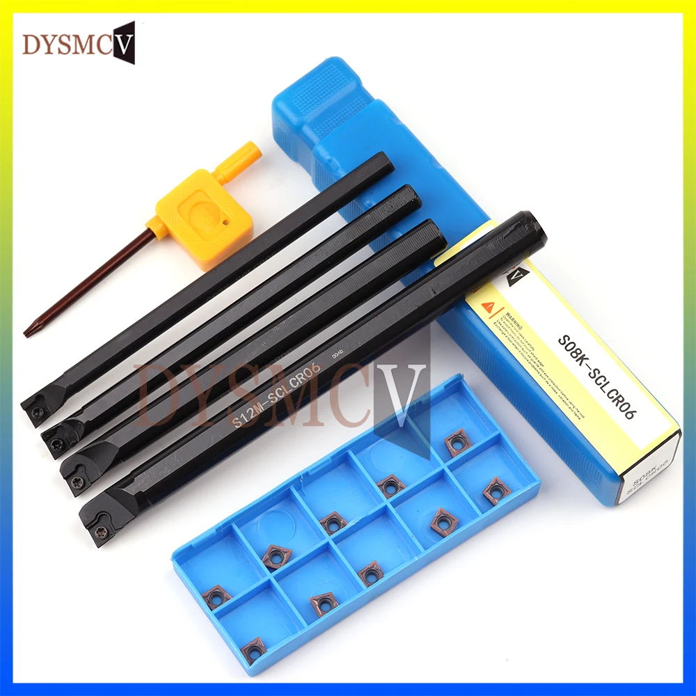 S06K SCLCR06 S07K SCLCR06 S08K SCLCR06 S10K SCLCR06 S12M SCLCR06 Internal turning tool grooving lathe turning tool bar set