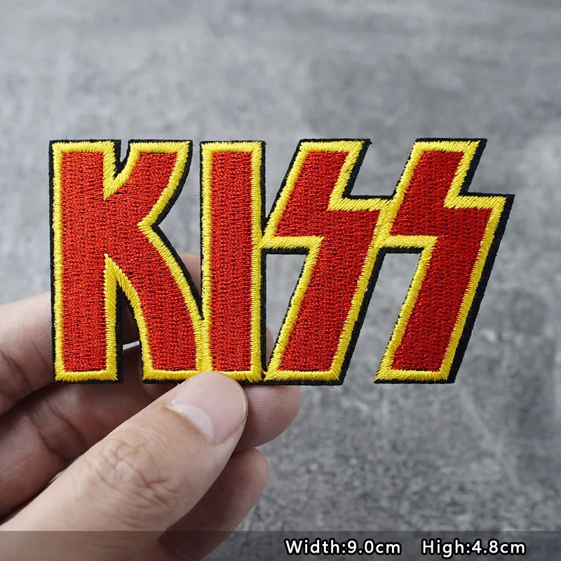 Bands Iron On Patches Apparel Sewing Fabric Handmade Appliques For Clothing Punk Rock Stickers Badges Parche