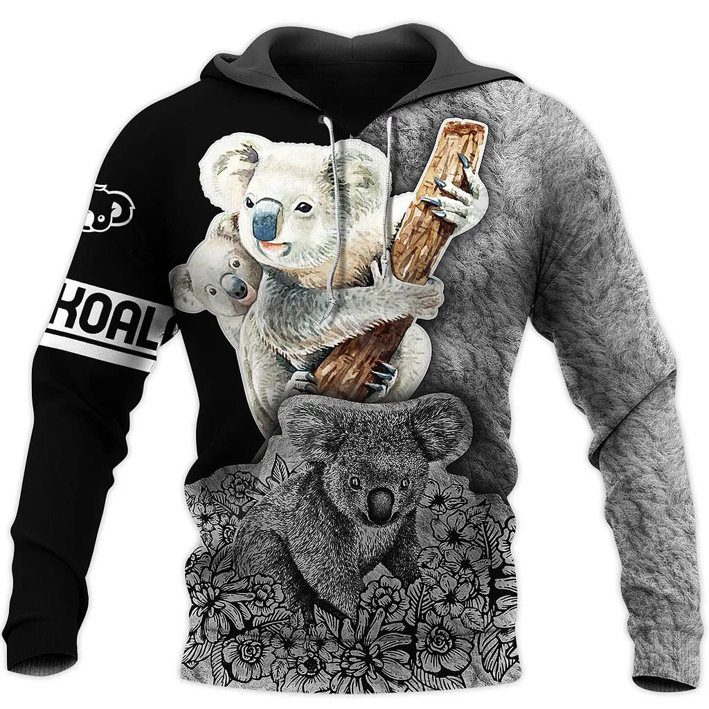 

PLstar Cosmos 3D Printed Beautiful Koala Funny Animal Harajuku Streetwear women for men Funny Hoodies/Sweatshirt/Jacket