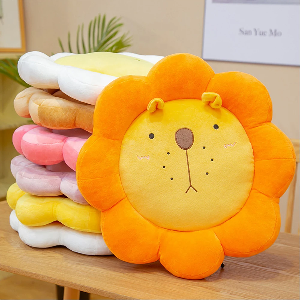 Plush Cushion Colorful Toy Soft Cartoon animal Stuffed Doll Chair Cushion Sofa Pillow Decorative Floor Mat Lovely Gift New