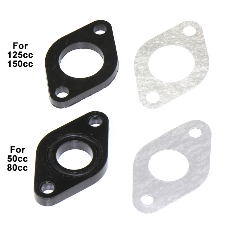 For GY6 50cc 80cc 125cc 150cc Intake Manifold Spacer/Gasket Kit Set Motorcycle Engine Carburetor Insulation Pad Scooters/Mopeds