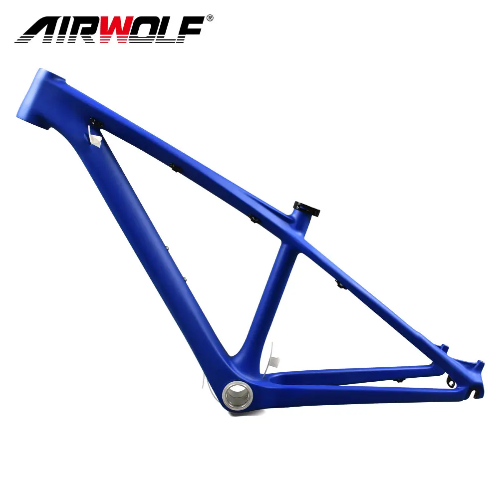 AIRWOLF-Carbon Mountain Bicycle Frame for Kids, T800 Toray, MTB Frameset, Quick Release, 26 in, 14 in, 135*9mm