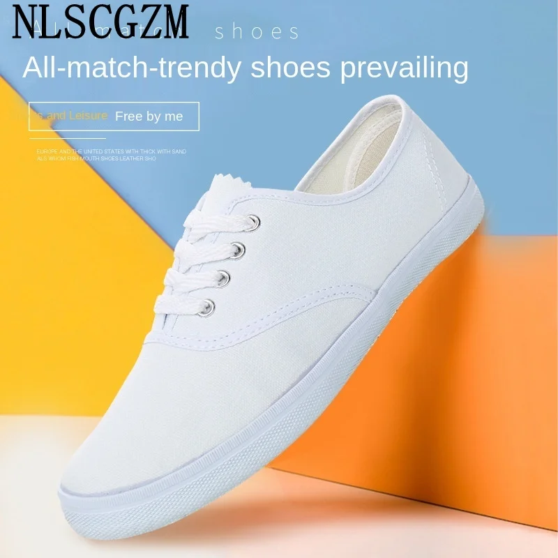 Canvas Shoes for Men Vulcanize White Fashion Shoes Men Casual Shoes Casuales Tenis Casual Zapatos De Vestir De Los Hombres