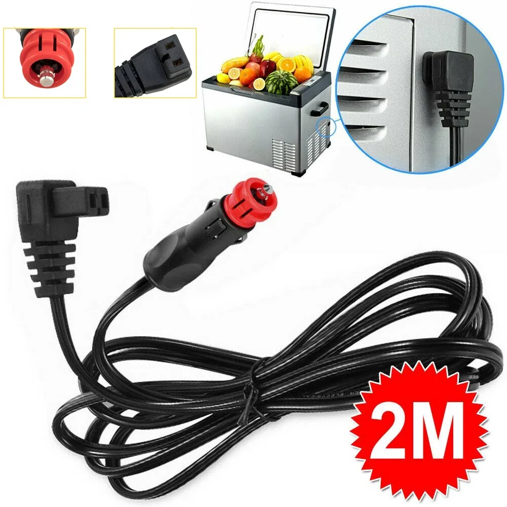 12V Merit and Cigarette Plug to Waeco Fridge Adaptor Power Lead Cable Cord Car Fridge Cigarette Cable Cooler Charging Replace