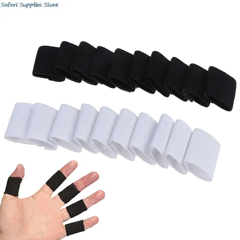 10pcs Sports Finger Sleeves Arthritis Support Finger Guard Outdoor Basketball Volleyball Finger Protection