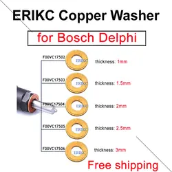 F00VC17505 Injektor Düse Kupfer Washer F00VC17504 F00VC17503 Diesel Sprayer Dichtung 9001-850C F00VC17506 für Bosch Delphi Shim