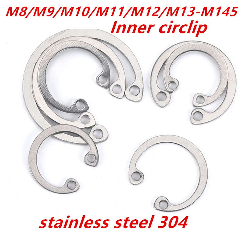 

M8/M9/M10/M11/M12/M13/M14/M15/M16-M140stainless сталь 304 внутренняя Стопорная мойка с зажимом типа C эластичная кольцевая Опора 358