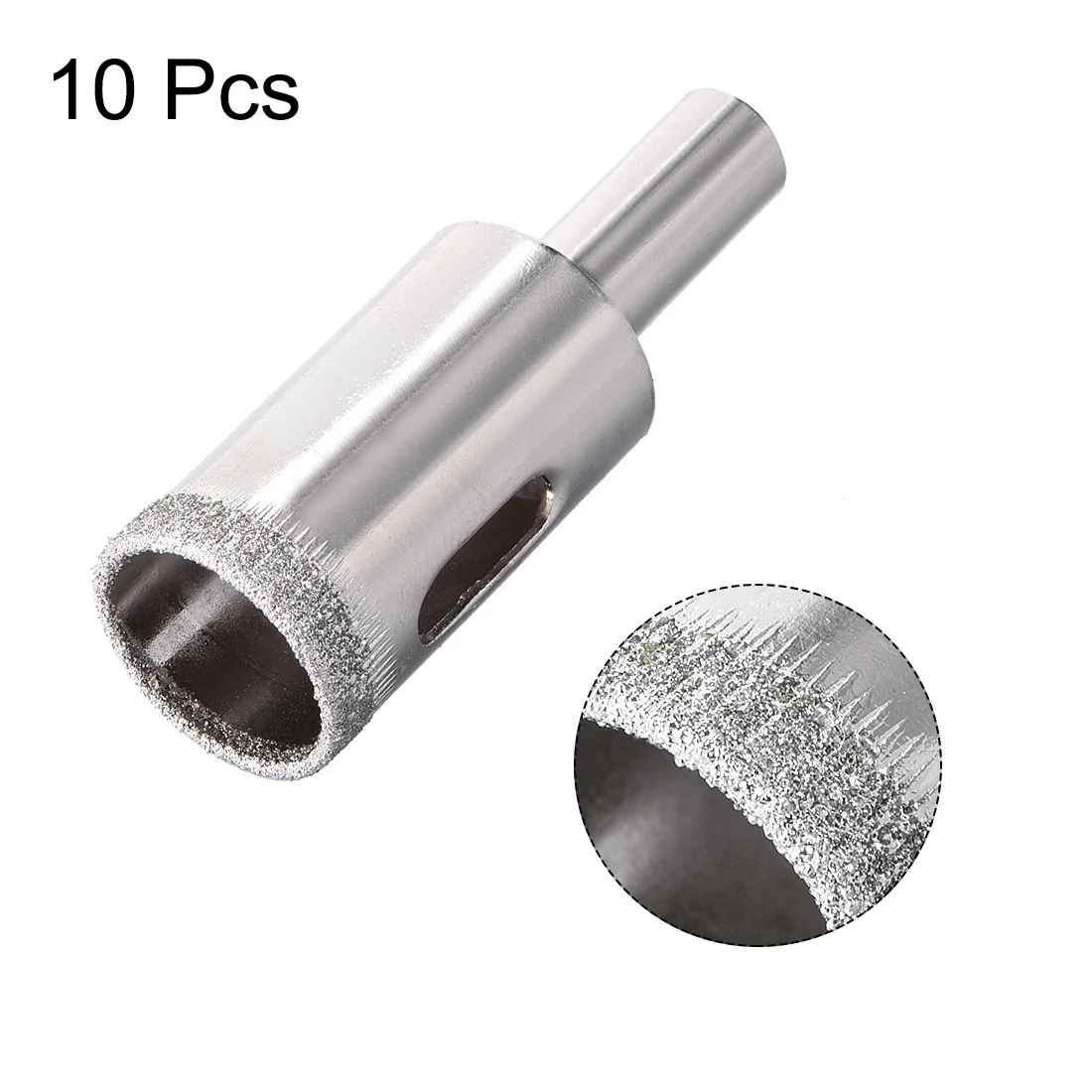Uxcell 18Mm Kim Cương Khoan Lỗ Cưa Cho Kính Gốm Sứ Ốp 10 Chiếc