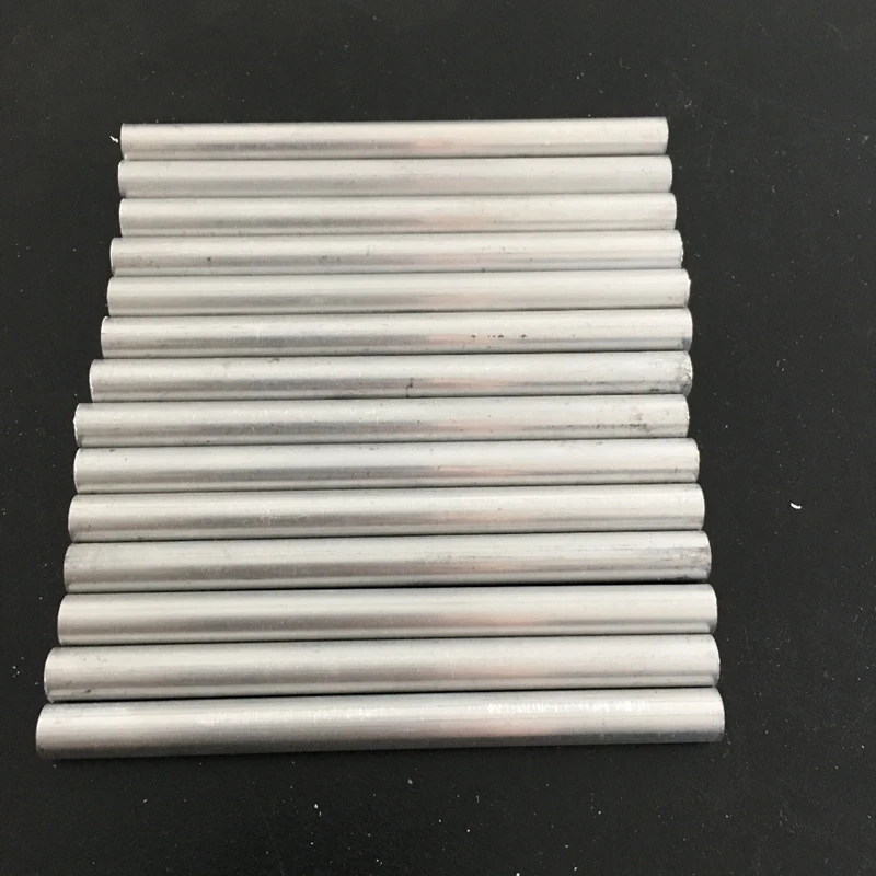 4 unids/lote OD 8mm ID 5mm longitud 100mm Tubo de aluminio tubo Circular hueco para fabricación de modelos DIY servicio personalizado