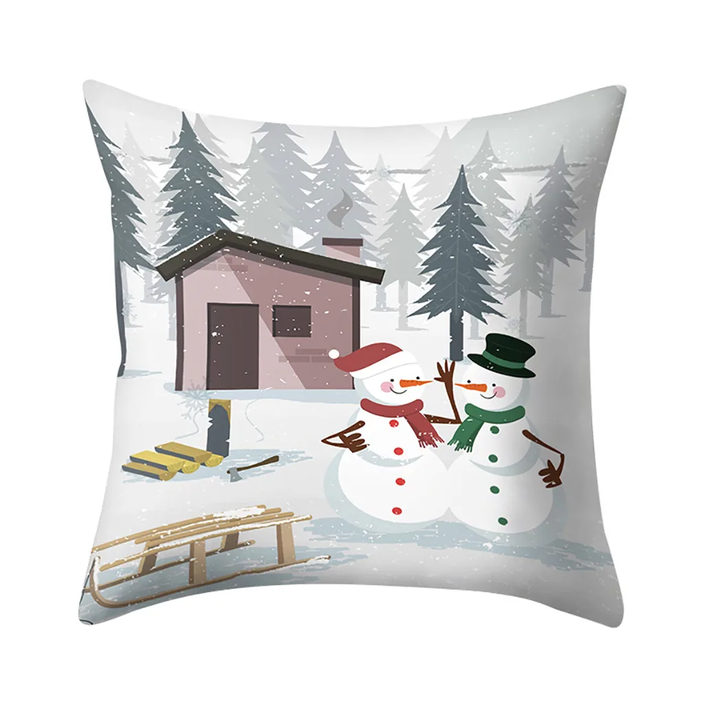 Christmas Pillow Cover Living Room Decorative Pillows cCushion Cover Couch Plaid Pillow Chair Cushion Cover Decoration 2020