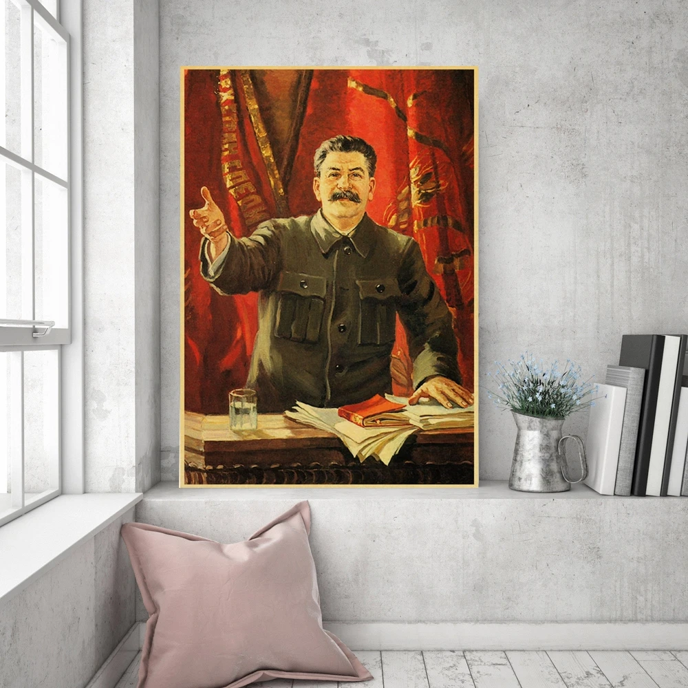 5D DIY Diamond Painting Russian Joseph Stalin Portrait USSR Drill Cross Stitch Mosaic Rhinestone Picture Embroidery Home Decor
