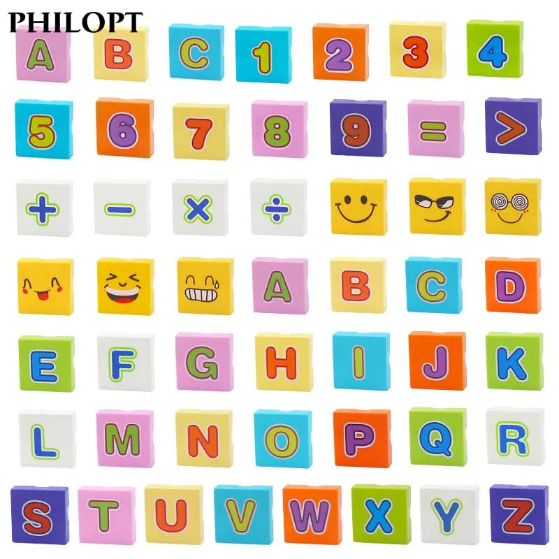 

Big Building Blocks Letter Learning Digital Mosaic Pad Printing Block Kindergarten Institution Puzzle Assembling DIY Child Toy