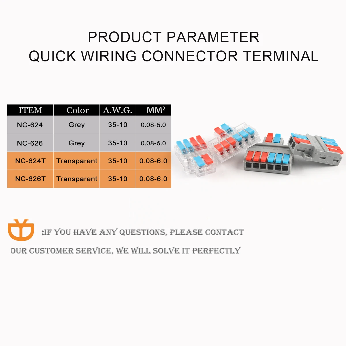1 Input 2/3 Output 6mm2 Cable Splitter Quick Free-Tool Electric Wire Connector Push-in Compact Conductor Wiring Terminal Block