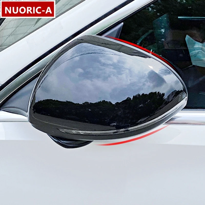 

Черные наружные двери из углеродного волокна, зеркальная рамка, декоративная крышка, отделка для Mercedes Benz C Class W206 2022, внешние аксессуары