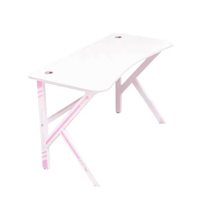 White computer desk home desktop game e-sports table anchor live computer desk modern minimalist learning desk