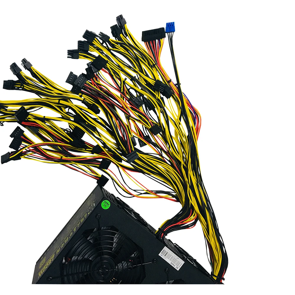 3600W Modulare Bergbau Rig Netzteil Bitcoin Bergbau Maschine Power NETZTEIL Für 12 GPU ETH Rig Ethereum Miner 170-240V Neue