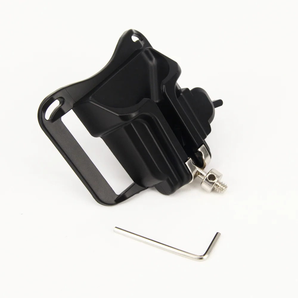 Rápido de la cámara con 1/4 "montaje de tornillo cintura araña funda disparar cinturón hebilla botón rápido puede & n 5dii 5diii 60D D700 D600