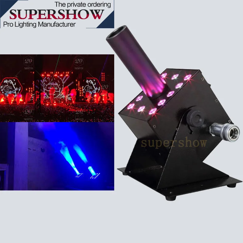 

High sale stage effect RGB 3in1 Led co2 jet machine DMX dj stage co2 smoke machine for disco bar show lighting