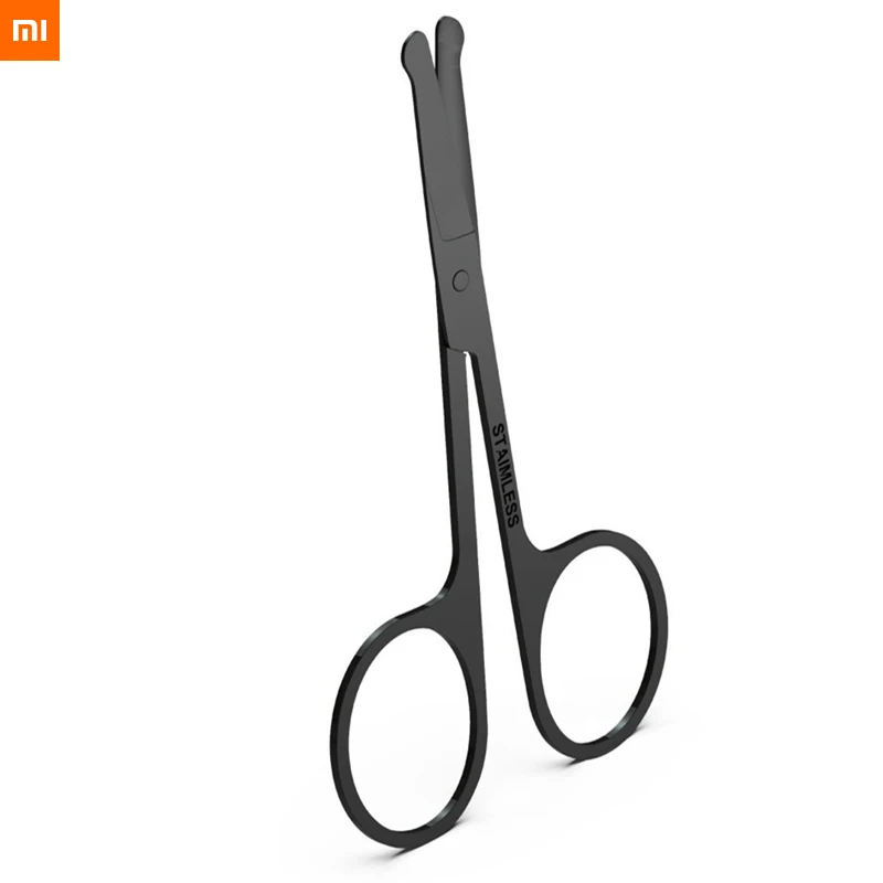 new xiaomi Eyebrow trimming scissors stainless steel beauty household trim eyebrows eyelashes nose hair makeup tools