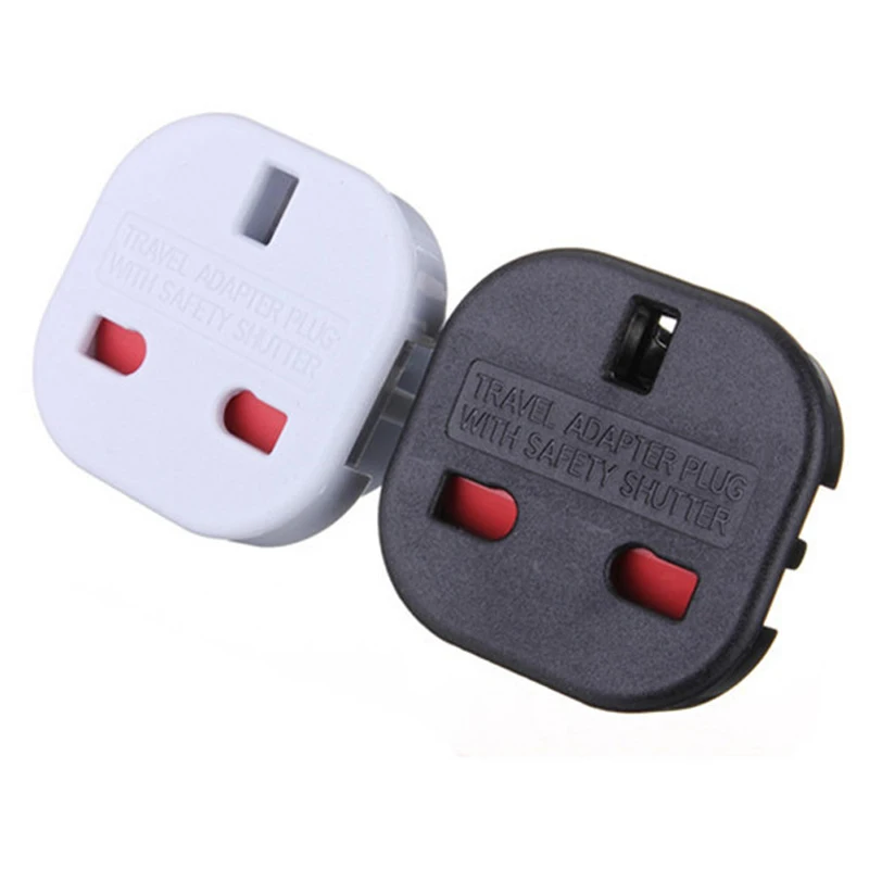 1 stücke EU Stecker Adapter 16A 10A UK zu EU Reise Adapter Konverter 2 Runde Buchse Universal Euro zu UK AC Steckdose Stecker 4,0mm – Detail 5