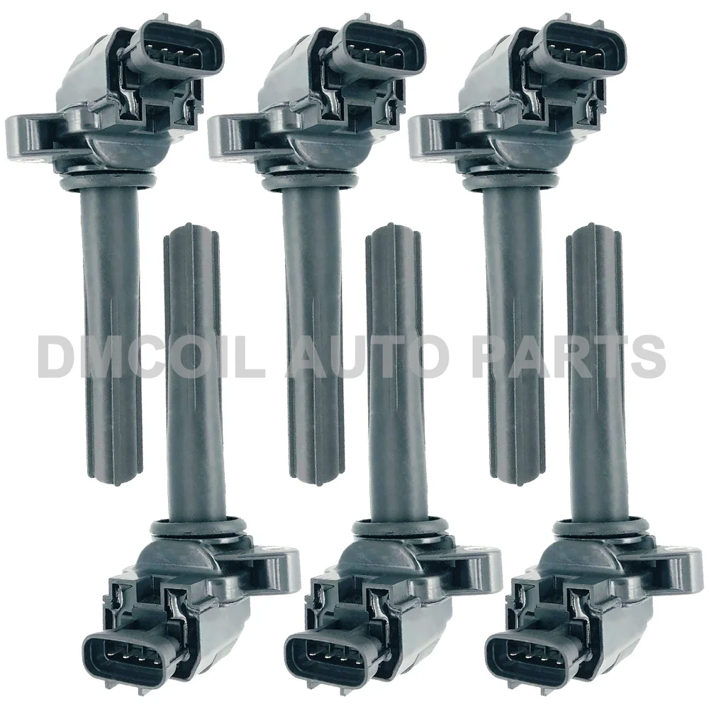 6 PCS IGNITION COIL FOR TOYOTA LAND CRUIDER 80 LEXUS GS LS SC Coupe IS SportCross 3.0L 4.0L 4.5L 4.7L 1992-2005 90919-02228