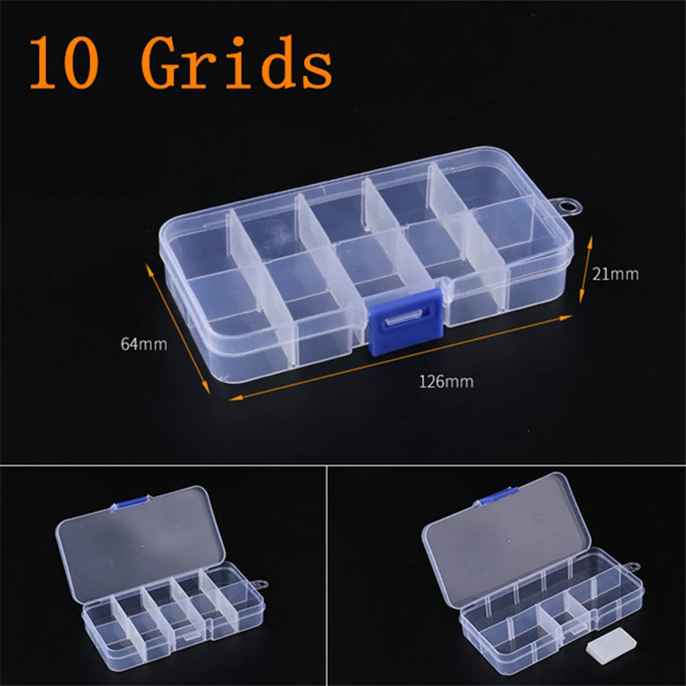 Compartment Storage Box for Jewelry, Earring, Bead, Screw, Toy Parts Holder, Display Organizer, Adjustable Container, 1-36 Grids