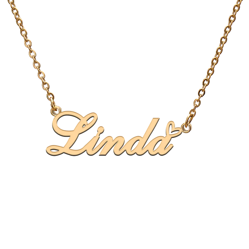 Custom Personalized Name Necklaces for Linda Best Friends Birthday Christmas Mother Days Jewelry Gifts