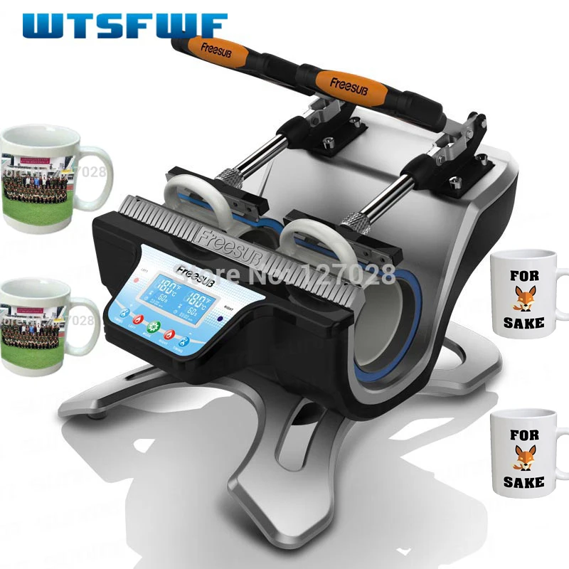 Wtsfwf 5in1 ST-210 Double-station Thermal Mug Press Machine Mug Subllmation Machine Heat Press Transfer For Mugs